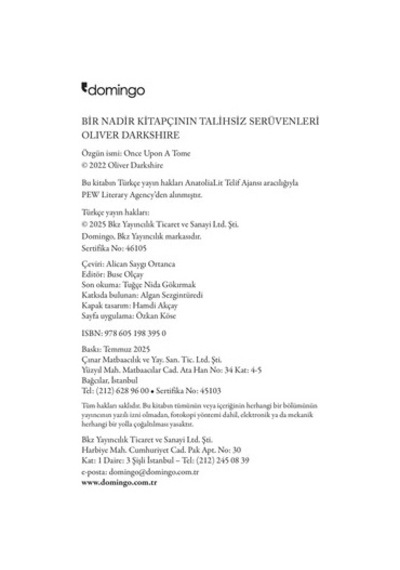Bir Nadir Kitapçı: Talihsiz Serüvenler Ve Deneyimler