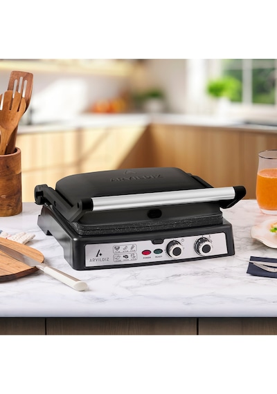 Aryıldız Multi Grill Tost Makinesi Siyah