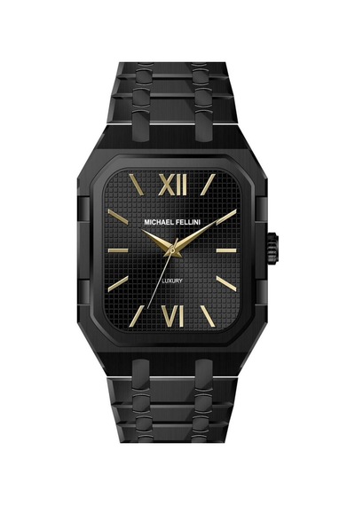 Michael Fellini 2396-7 Unisex Kol Saati Altın - Siyah
