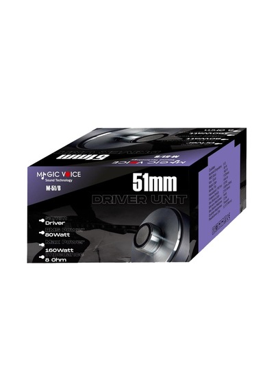 Magicvoice M-51 B 80w Rms 8 Ohm 51mm Profesyonel Hoparlör Tweeter Driver Ünitesi