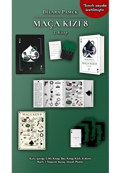 Maça Kızı 8 3. Kitap Ciltli-kutulu Set / Dilara Pamuk