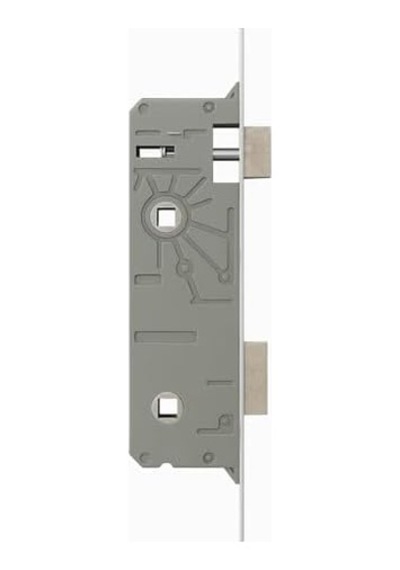 Pvc Wc Gömme Kilit, 35 Mm, Metal, Dayanıklı, Banyo Kapısı, Güvenlik Mekanizması