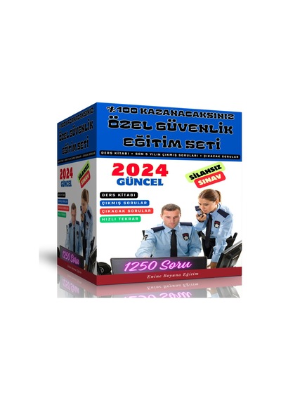 Özel Güvenlik Eğitim Seti Silahsız
