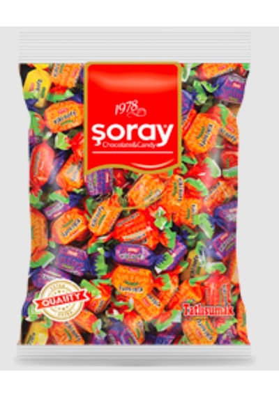 Şoray Kiki Soft Meyve Aromalı Yumuşak Şeker Poşet 950 G Şoray Kiki Soft Meyve Aromalı Yumuşak Şeker Poşet 950 G