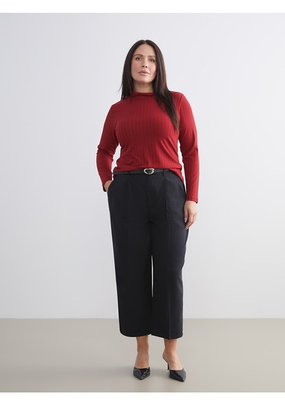 Lcw Everyday Kırmızı Dik Yaka Kadın Body