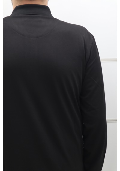 Santa Dmc Tekstil Erkek Düz Klasik Kesim Rahat Kalıp Polo Yakalı Tek Cep Kışlık Ince Sweat siyah Santa Dmc Tekstil Erkek Düz Klasik Kesim Rahat Kalıp Polo Yakalı Tek Cep Kışlık Ince Sweat siyah