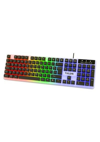 Commander Rgb Işıklı & Full Set 104 Tuşlu Membran Oyuncu Klavyesi