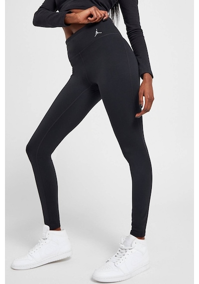 Nike Jordan Dri Fit Sport Legging Logo Black Wpmen's Tight Kadın Cepli Spor Tayt Siyah Siyah