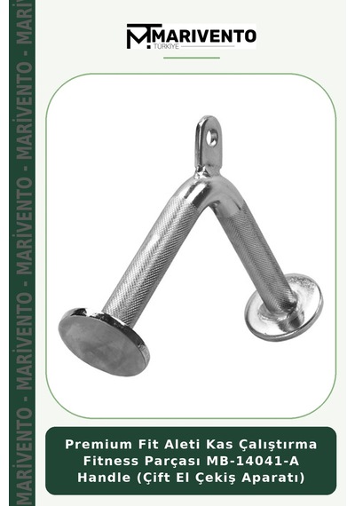 Premium Fit Aleti Kas Çalıştırma Fitness Parçası Mb-14041-a Çift El Çekiş Aparatı