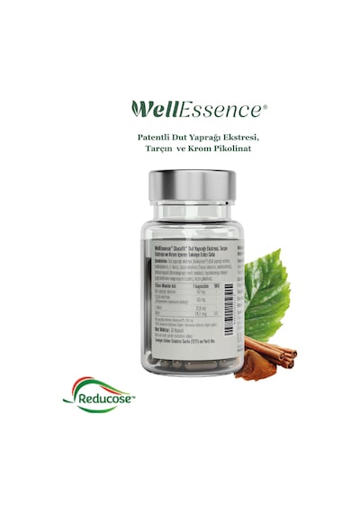 Wellessence Glucofit Dut Yaprağı Eki Tarçın Eki Ve Krom İçeren Takviye Edici Gıda 30 Kapsül