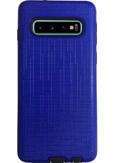 Fitcase Samsung Uyumlu Galaxy S10 Kılıf New Youyou Arka Kapak Mavi