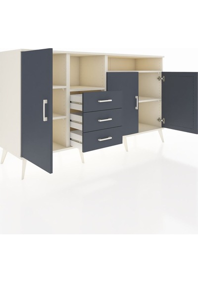 Hyperion Konsol 5 Raflı 3 Çekmeceli 3 Kapaklı 176x44x99 Aytaşı-antrasit Aytası/antrasıt - Aytası Hyperion Konsol 5 Raflı 3 Çekmeceli 3 Kapaklı 176x44x99 Aytaşı-antrasit Aytası/antrasıt - Aytası