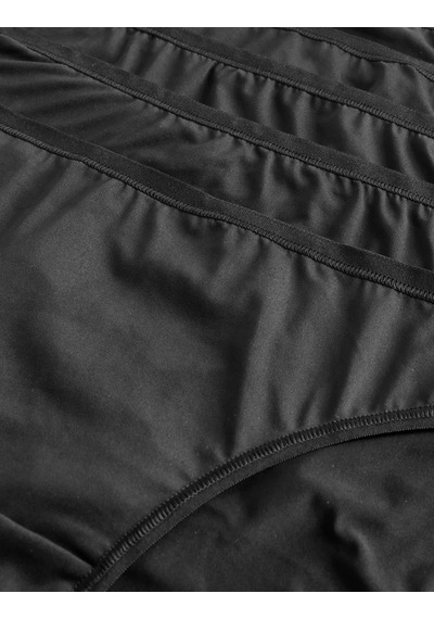 Marks & Spencer 5'li Dikişsiz Bikini Külot Seti T61004106 Siyah