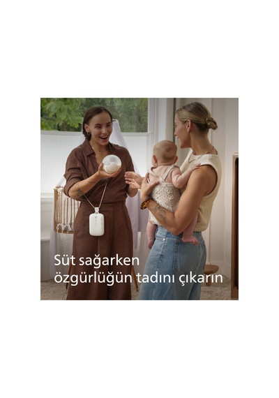 Eller Serbest Şarjlı Tekli Elektrikli Göğüs Pompası, Hastane Gücünde, Sessiz Sağım, Scf531/11