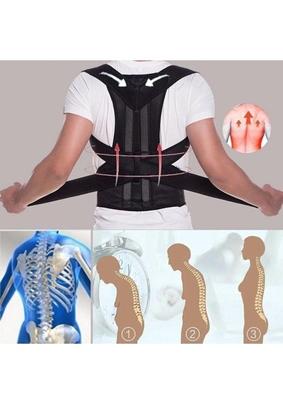 Xmlbayiciniz Dik Duruş Korsesi Bel Sırt Kamburluk Önleyici Giderici Engelleyici Aparat Dik Durmayı Sağlayan Korse Genel