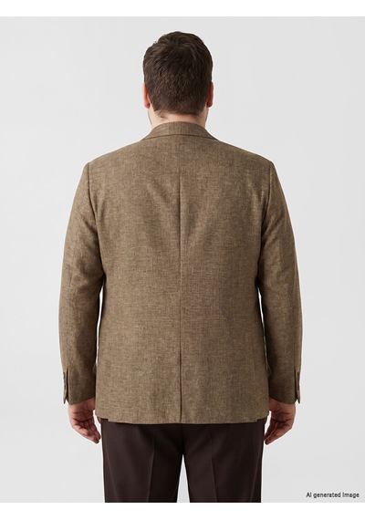 Lcw Vision Kahverengi Regular Fit Keten Karışımlı Erkek Blazer Ceket Lcw Vision Kahverengi Regular Fit Keten Karışımlı Erkek Blazer Ceket