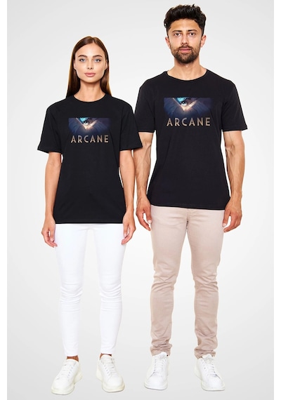 Adrift Arcane Siyah Unisex Tişört T-shirt Siyah
