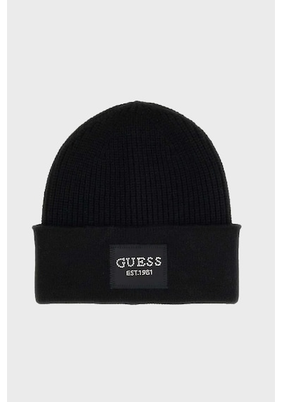 Guess Knitted Logolu Bere Aw5631vıs01 Kadın Bere Aw5631 Vıs01 Bla Siyah
