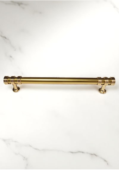 Nesli Alüminyum Metal Lüks Modern Mobilya Çekmece Mutfak Dolabı Kulpu Altın 160mm 5 Adet Altın