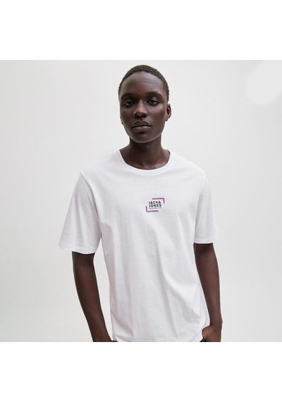 Jack & Jones Jack&jones Corp Graphic Erkek Beyaz Tişört Beyaz