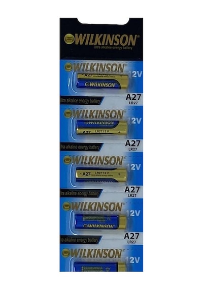 Wilkinson 27a Mn27 12v Alkalin Pil Kepenk Anahtar Pili Beşli Paket Evimdeyokyok