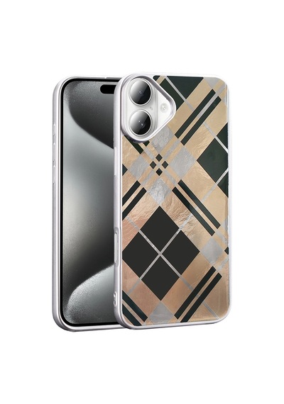 Apple Apple iPhone Uyumlu  16 Plus Kılıf Desenli Zore Mep Kapak