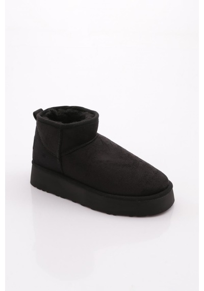 Pierre Cardin Benetton Bn-50167 Kadın Ugg Bot Siyah