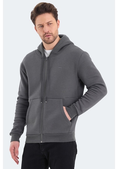 Slazenger Vonda 2 Li Set Erkek Sweatshırt Siyah - Koyu Gri