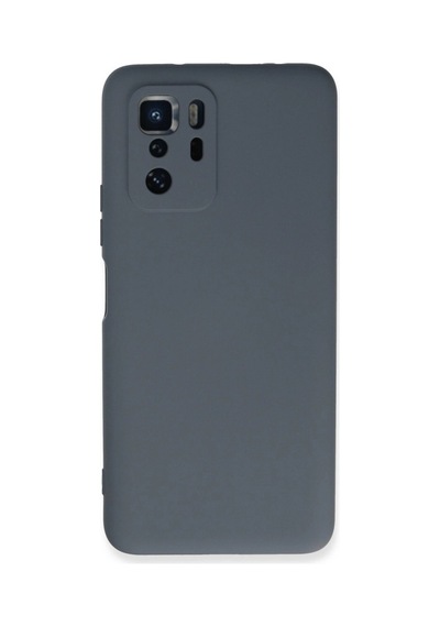 Poco X3 Gt Kılıf Nano İçi Kadife Silikon - Gri İtdark9336