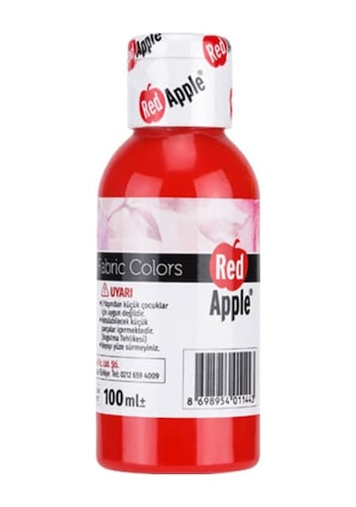 Red Apple Kumaş Boyası 100 Ml Kırmızı