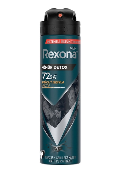 Rexona Men Erkek Sprey Deodorant Kömür 150 Ml - 6 Adet Tarı