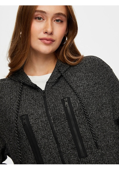 Faik Sönmez Fermuar Detaylı Kapüşon Waffle Örme Sweatshirt W26swt005 Uw26swt005154 Antrasit Melanj Faik Sönmez Fermuar Detaylı Kapüşon Waffle Örme Sweatshirt W26swt005 Uw26swt005154 Antrasit Melanj