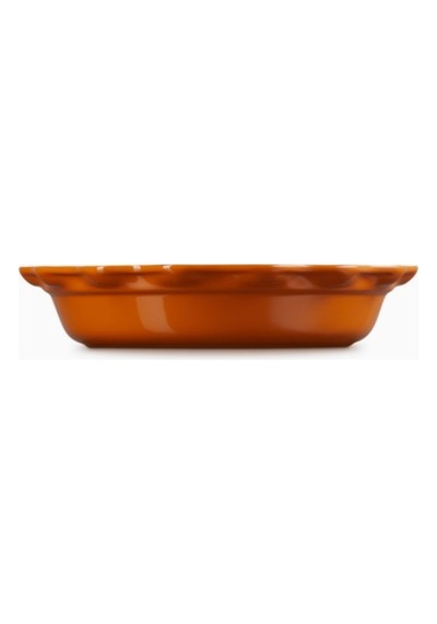 Le Creuset Seramik Dalgalı Kenar Lüks Tart Kalıbı Fırın Tepsisi Turuncu 23 Cm