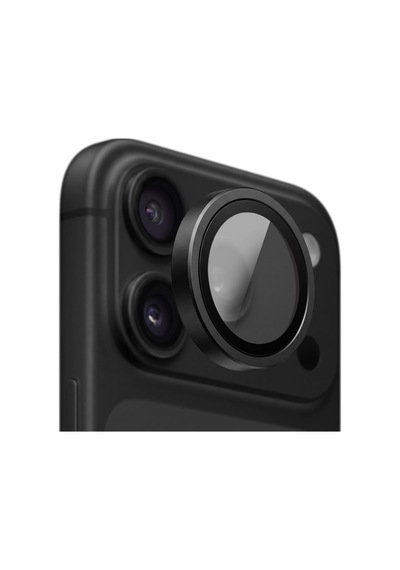 Buff İphone 18 Pro / 18 Pro Max Titan Metal Kamera Lens Koruyucu Black Siyah