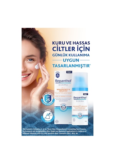 Bepanthol Yüz Bakım Kremi Spf 50ml + Dudak Kremi 7.5ml + Spf Mini Yüz Kremi