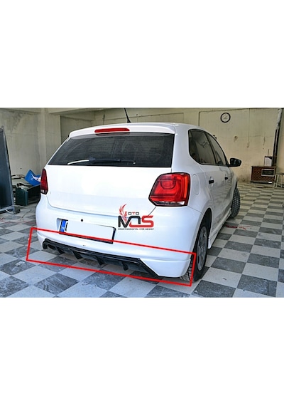 Vw Polo 6r 2010-2015 Arka Tampon Eki Fiberglass Boyasız