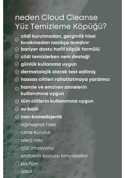 Tr Cloud Cleanse Yüz Temizleme Köpüğü