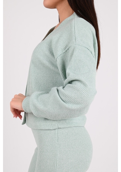 Koza Butik Kadın Örme Hırkalı Takım 3975-24 001
