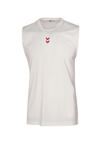 Hummel Somero Erkek Beyaz Yuvarlak Yaka Atlet