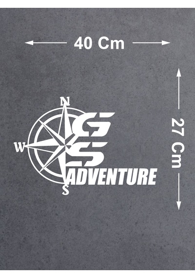 Gs Adventure Sticker - 00049 40x27 Cm