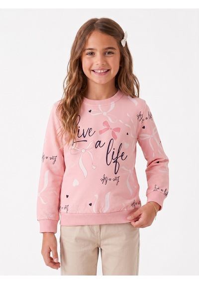 Onloox Kız Çocuk Pembe Kız Çocuk Pembe Pamuklu Bisiklet Yaka Regular Kalp Fiyonk Baskılı Sweatshirt 4-5 Yaş Onloox Kız Çocuk Pembe Kız Çocuk Pembe Pamuklu Bisiklet Yaka Regular Kalp Fiyonk Baskılı Sweatshirt 4-5 Yaş