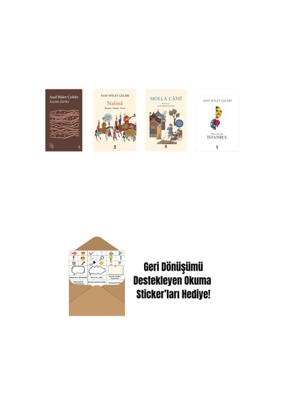 Asaf Halet Çelebi 4 Kitap Set + Okuma Sticker'ları