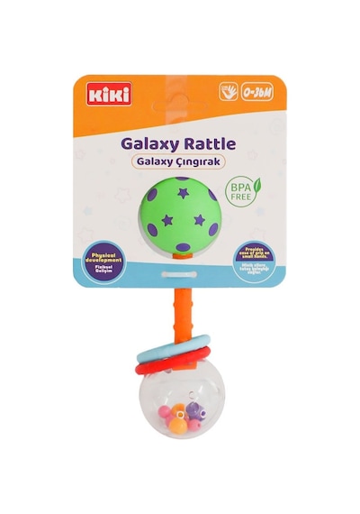 Ae-1710 Galaxy Çıngırak -kiki Çok Renkli