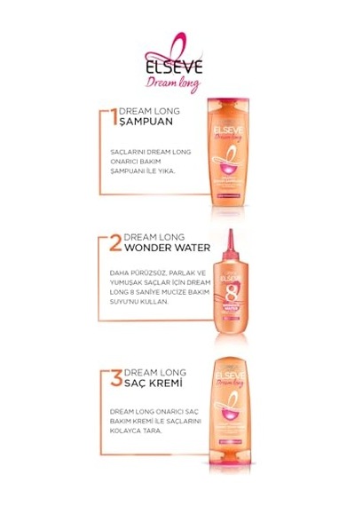 L Oréal Paris Elseve Dream Long Wonder Water Mucize Bakım Suyu 200 Ml