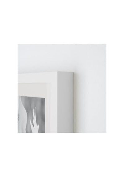 Rödalm 13x18 Cm Beyaz Ahşap Çerçeve, Derin Kalın Kenarlı Fotoğraf Resim Çerçevesi