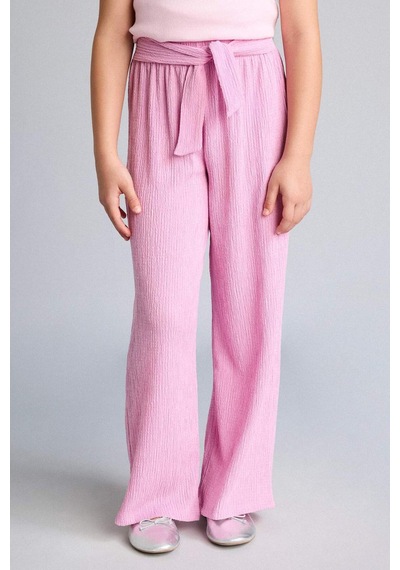 Defacto Culotte Kırışık Dokulu Pembe Pantolon Kız Çocuk H8770a826smpn444 Pembe-pn444