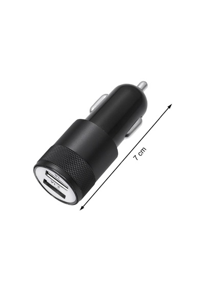 Abatech Çift Usb Girişli 3.4 Amper Çakmaklık Şarj Cihazı SİYAH