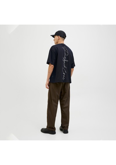 Jack & Jones Dynamic Script Erkek Siyah Tişört 12273310-b Siyah