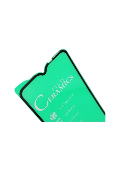 Huawei P20 Lite Uyumlu Siyah Seramik Nano Ekran Koruyucu Tam Kaplayan Kırılmaz Esnek Cam