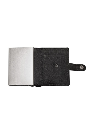 Zippo Saffiano Deri Cüzdan 2007083 Siyah